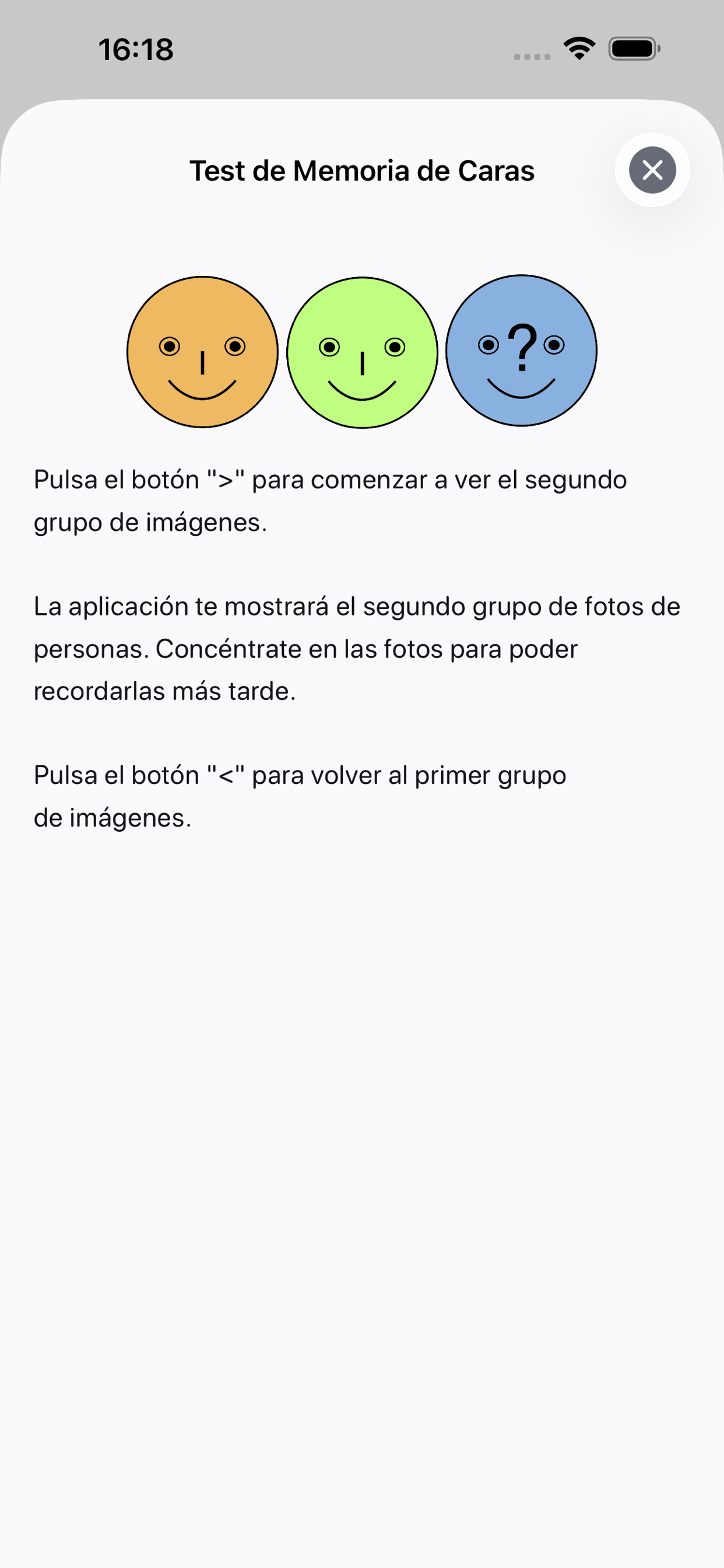 Pautas de tiempo del Segundo Grupo
